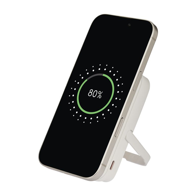 Внешний аккумулятор Юнион PD (Union PD) 10000mAh с функцией беспроводной зарядки 15W, белый — изображение 10