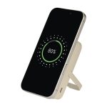 Внешний аккумулятор Union PD 10000mAh с функцией беспроводной зарядки 15W, бежевый — изображение 10