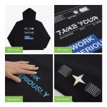 Ветровка (анорак) оверсайз унисекс RISSMAN, темно-синяя — изображение 4