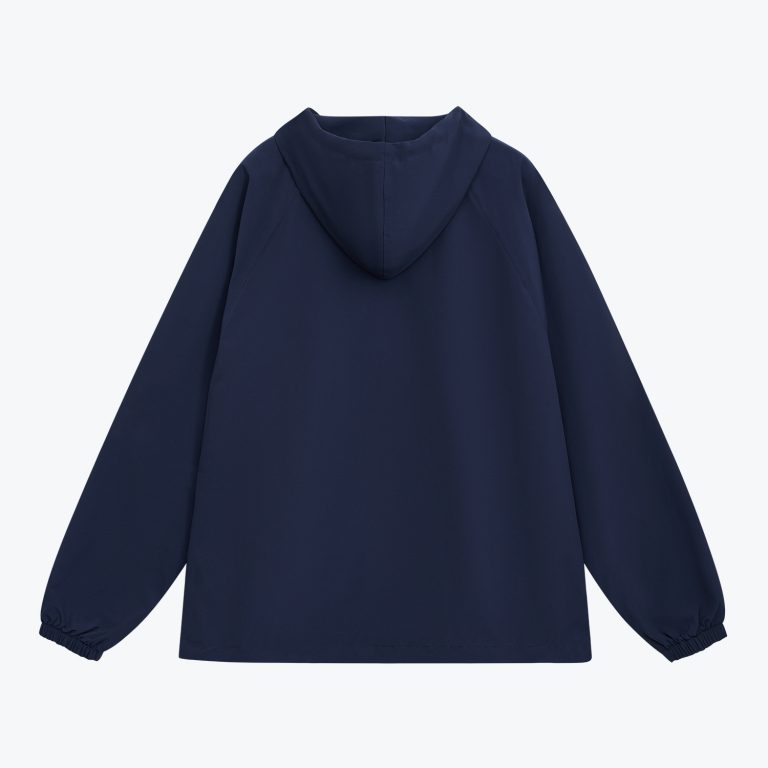 Ветровка (анорак) оверсайз унисекс Риссман (Rissman), темно-синяя, размер XS/S — изображение 2