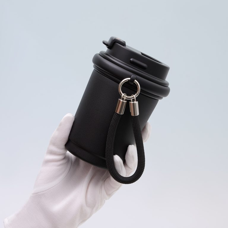 Термокружка вакуумная Сидней (Sydney), черная — изображение 9