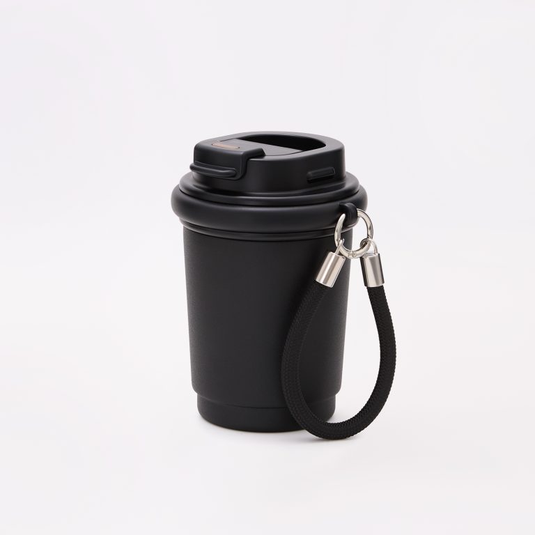 Термокружка вакуумная Сидней (Sydney), черная — изображение 10