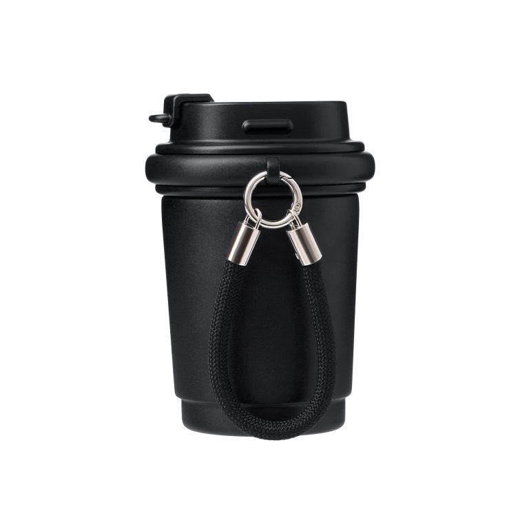 Термокружка вакуумная Сидней (Sydney), черная — изображение 2