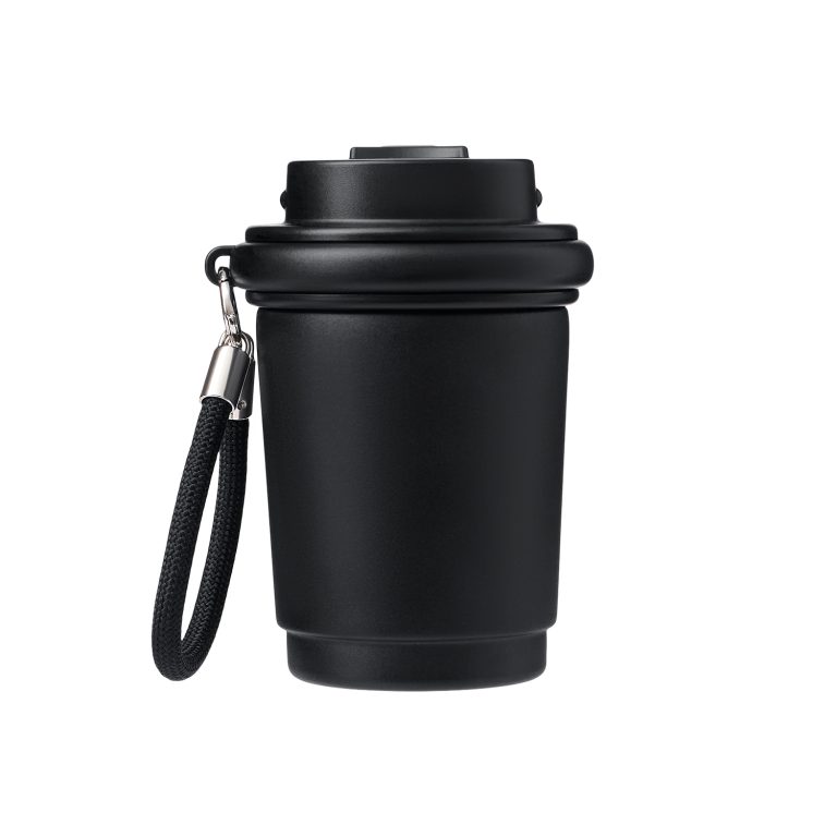 Термокружка вакуумная Сидней (Sydney), черная — изображение 4