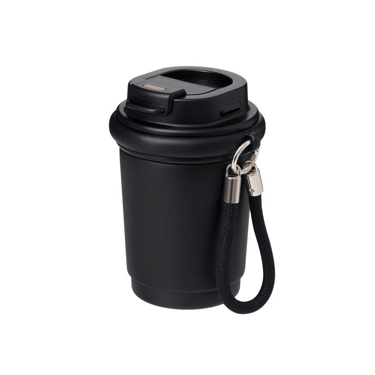 Термокружка вакуумная Сидней (Sydney), черная — изображение 5