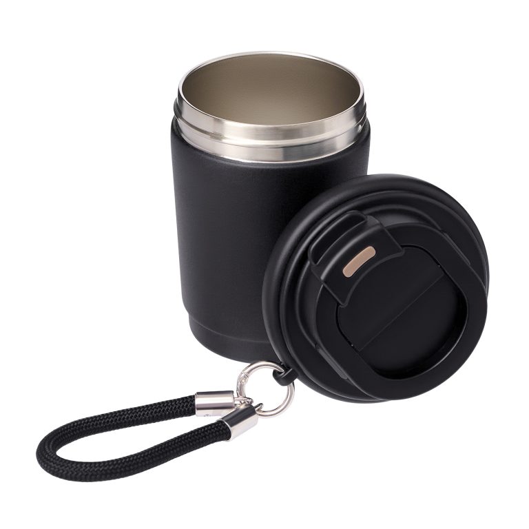 Термокружка вакуумная Сидней (Sydney), черная — изображение 8