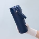 Термокружка вакуумная Solo, синяя — изображение 8