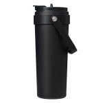 Термокружка вакуумная Solo, черная — изображение 2