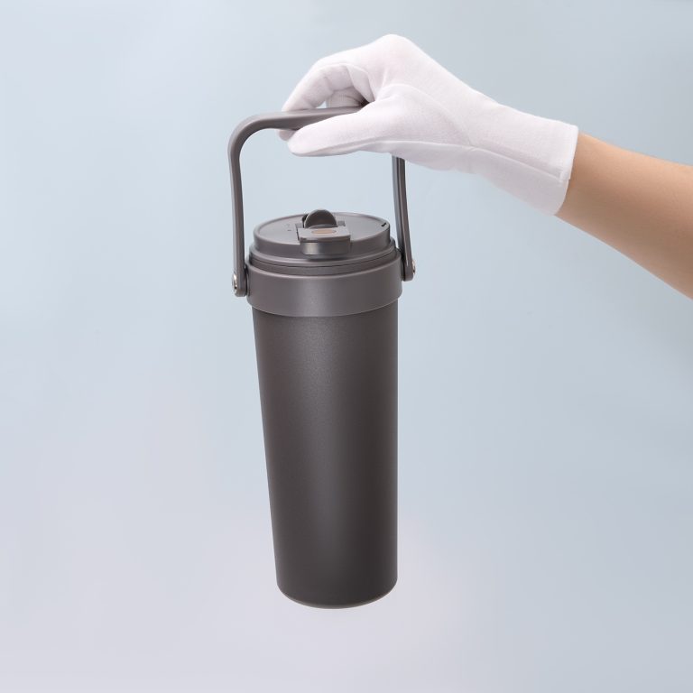 Термокружка вакуумная Соло (Solo), серая — изображение 9