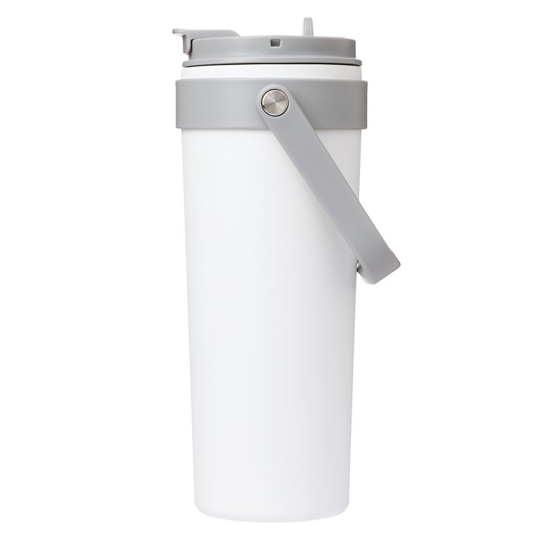 Термокружка вакуумная Соло (Solo), белая — изображение 2