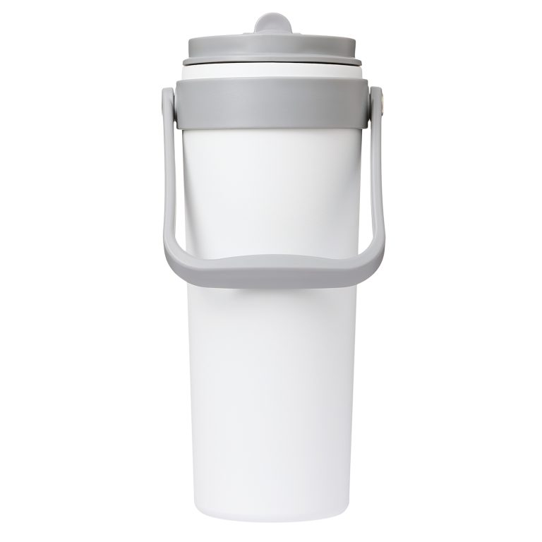 Термокружка вакуумная Соло (Solo), белая — изображение 3