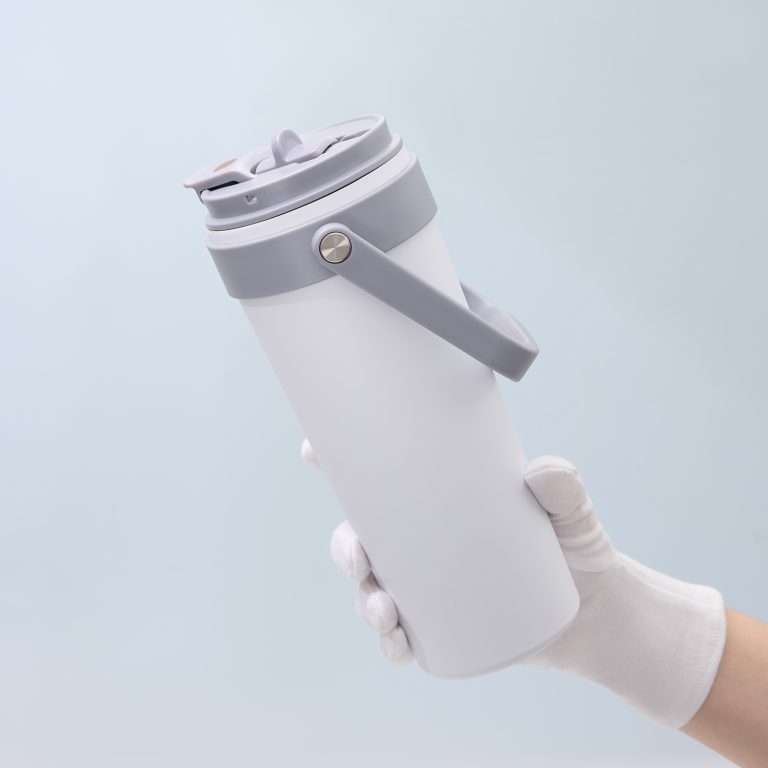 Термокружка вакуумная Соло (Solo), белая — изображение 8