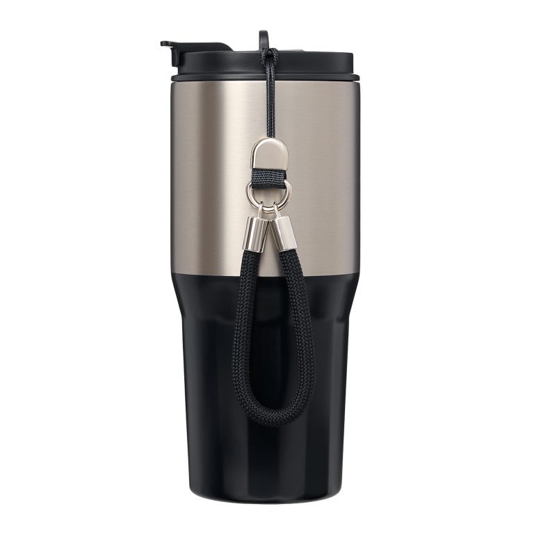 Термокружка вакуумная Авеню (Avenue), черная — изображение 2