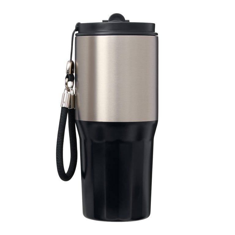 Термокружка вакуумная Авеню (Avenue), черная — изображение 3