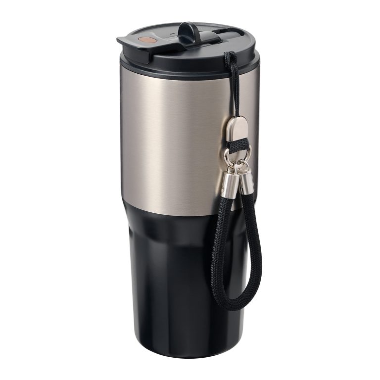 Термокружка вакуумная Авеню (Avenue), черная — изображение 4