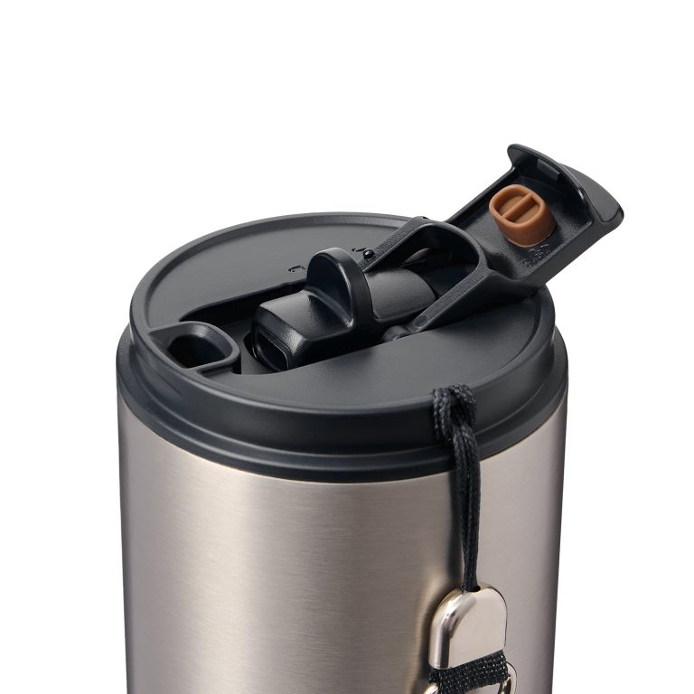 Термокружка вакуумная Авеню (Avenue), черная — изображение 5