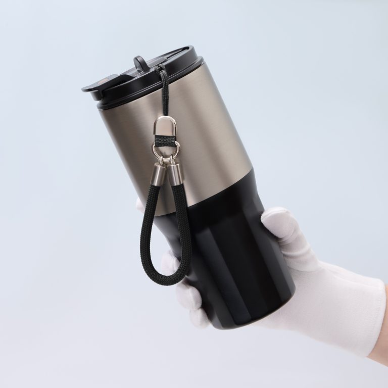 Термокружка вакуумная Авеню (Avenue), черная — изображение 8