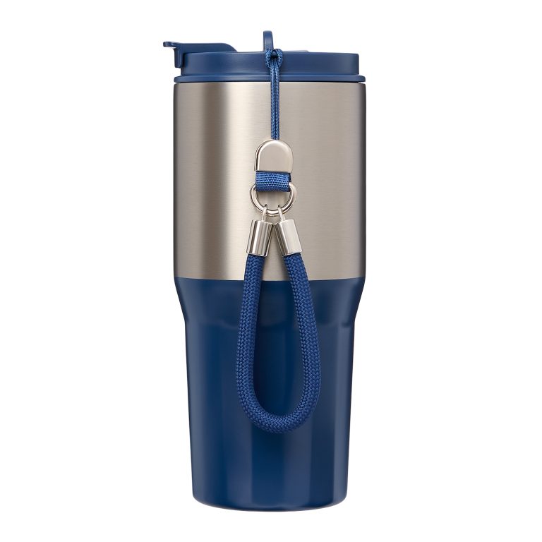 Термокружка вакуумная Авеню (Avenue), синяя — изображение 2