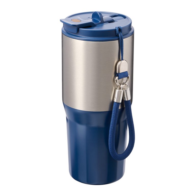 Термокружка вакуумная Авеню (Avenue), синяя — изображение 4