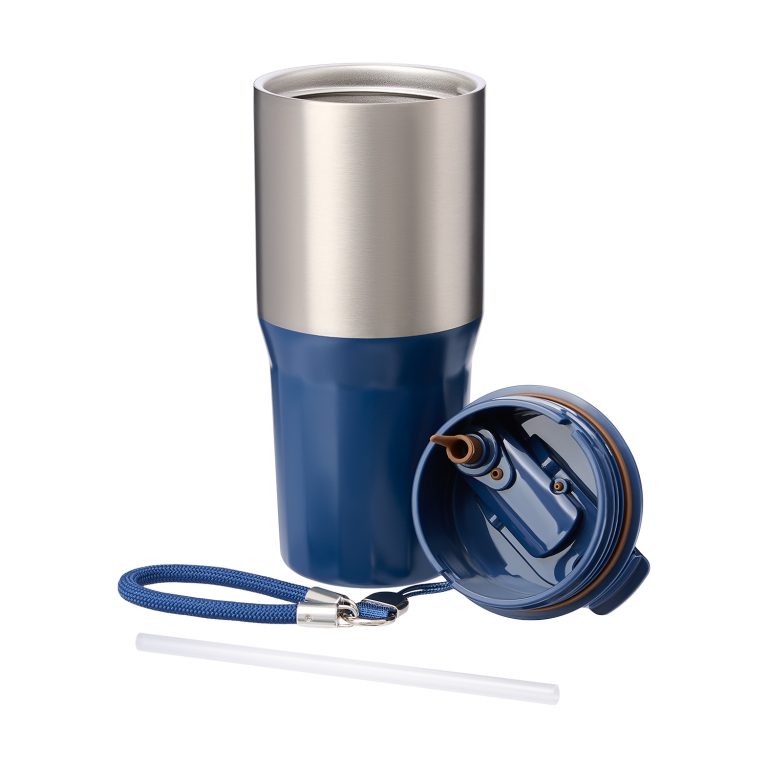 Термокружка вакуумная Авеню (Avenue), синяя — изображение 7