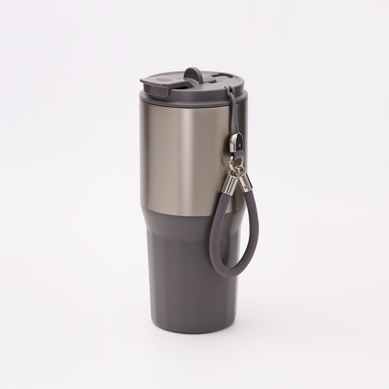 Термокружка вакуумная Авеню (Avenue), серая — изображение 9