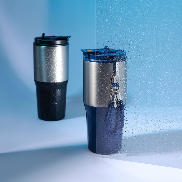 Термокружка вакуумная Авеню (Avenue), серая — изображение 10