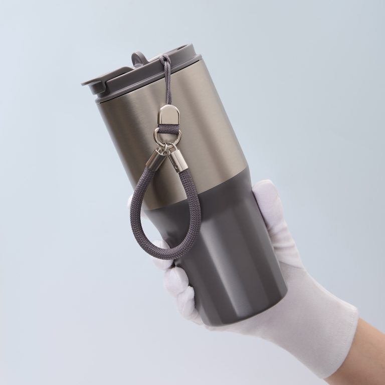 Термокружка вакуумная Авеню (Avenue), серая — изображение 8