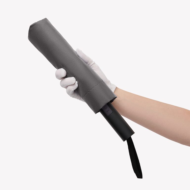 Зонт обратного сложения Olymp, серый — изображение 9