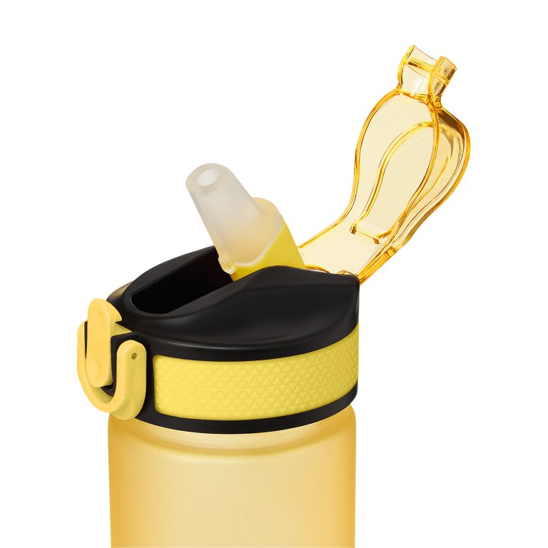 Бутылка для воды Флип мини  (Flip mini), желтая — изображение 3