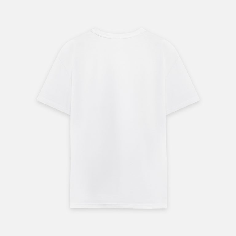 Футболка унисекс премиум AURA, 100% хлопок 200гр. белый, размер M/L — изображение 2