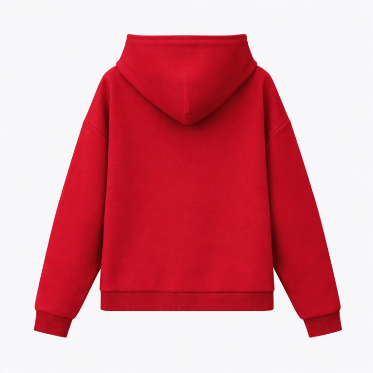 Худи релакс унисекс Баланс, с начесом, красный, размер 3XL/4XL — изображение 2