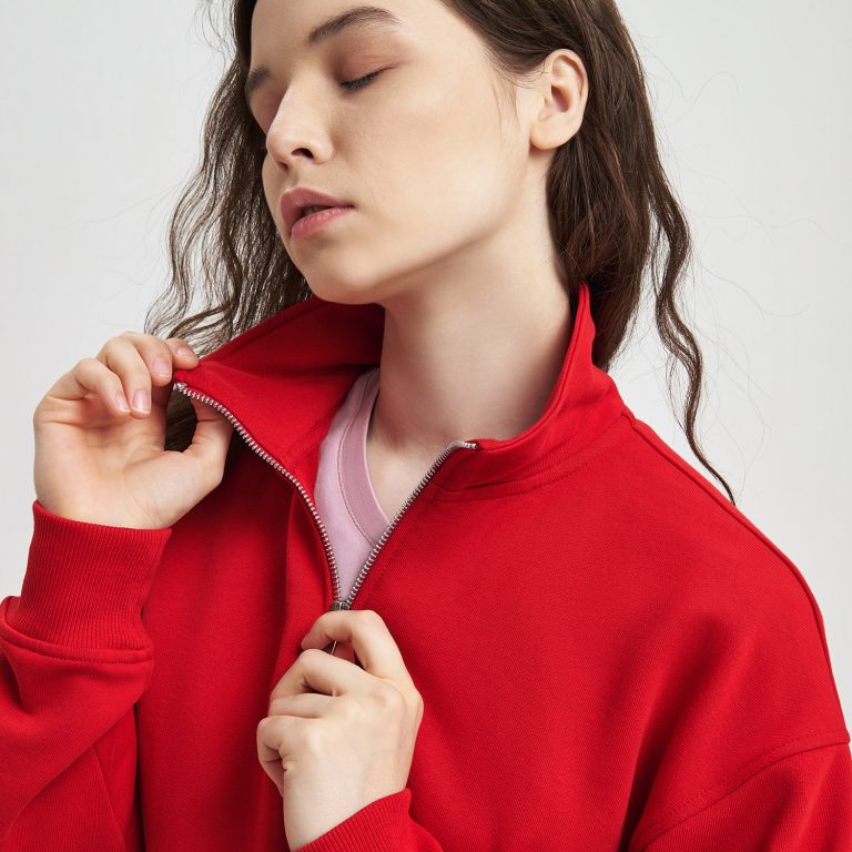 Толстовка на молнии унисекс Флоу (Flow), красная, размер 5XL/6XL — изображение 10