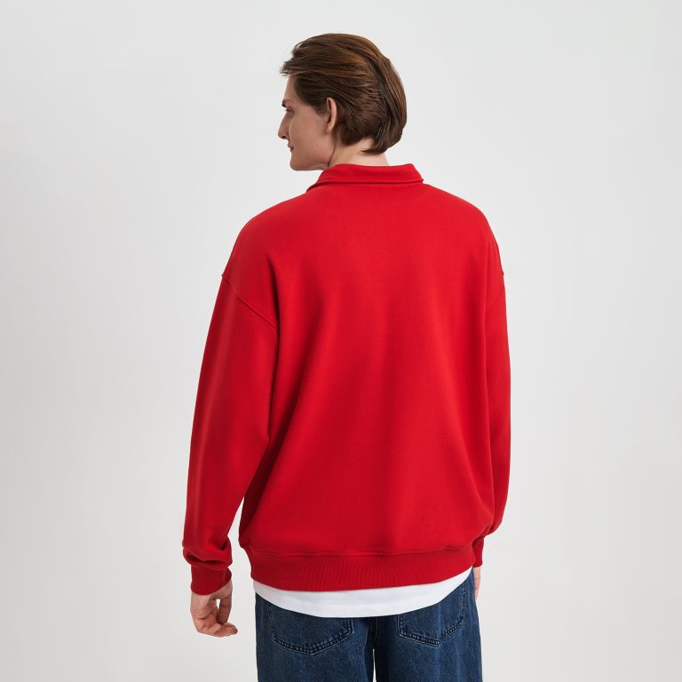 Толстовка на молнии унисекс Флоу (Flow), красная, размер 5XL/6XL — изображение 6