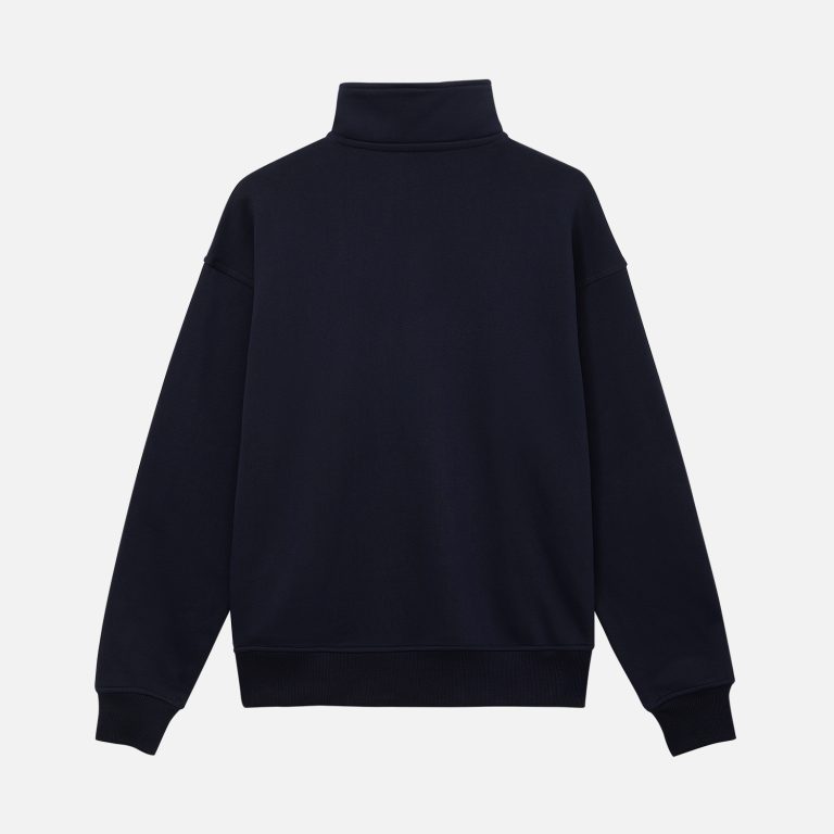 Толстовка на молнии унисекс Флоу (Flow), темно-синяя, размер 5XL/6XL — изображение 9