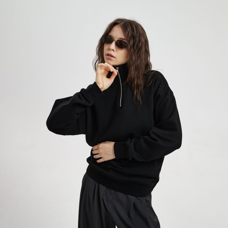 Толстовка на молнии унисекс Флоу (Flow), черная, размер 5XL/6XL — изображение 3