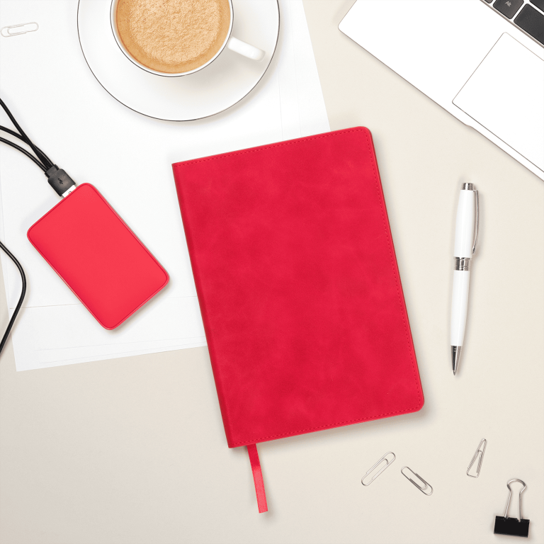 Ежедневник Верона (Verona) недатированный, красный (без упаковки, без стикера) — изображение 9