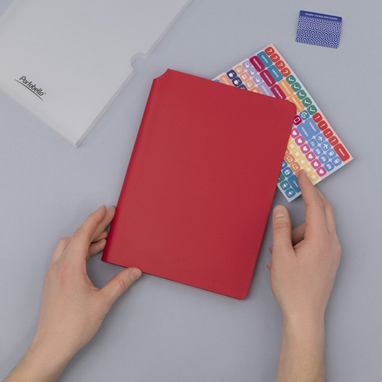 Ежедневник Молто (Molto) недатированный, красный (без упаковки, без стикера) — изображение 9