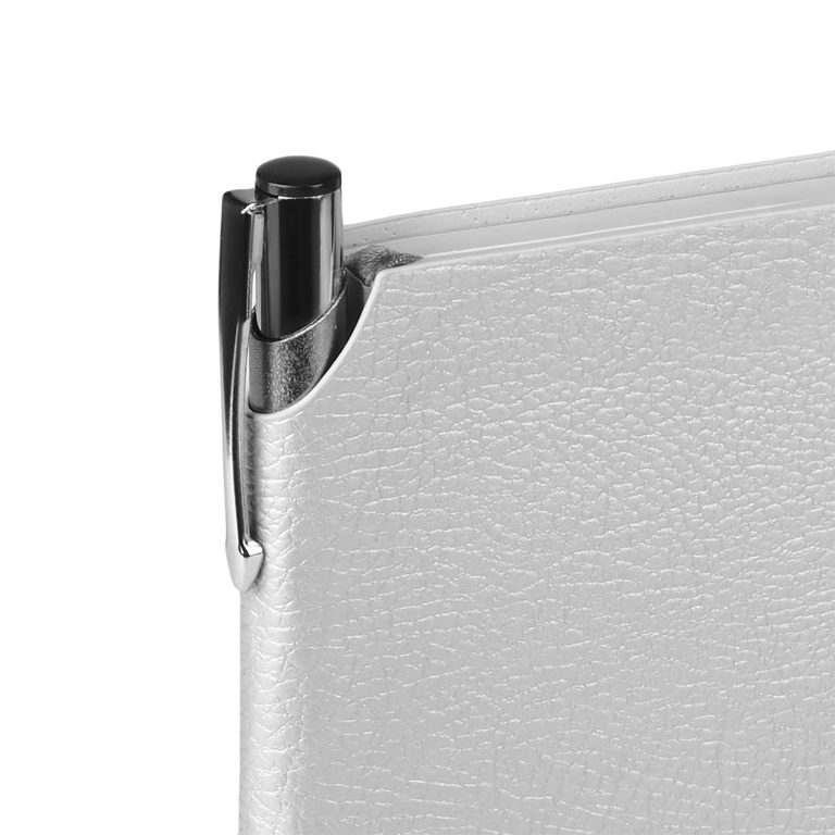 Ежедневник Молто (Molto) недатированный, серебряный (без упаковки, без стикера) — изображение 8