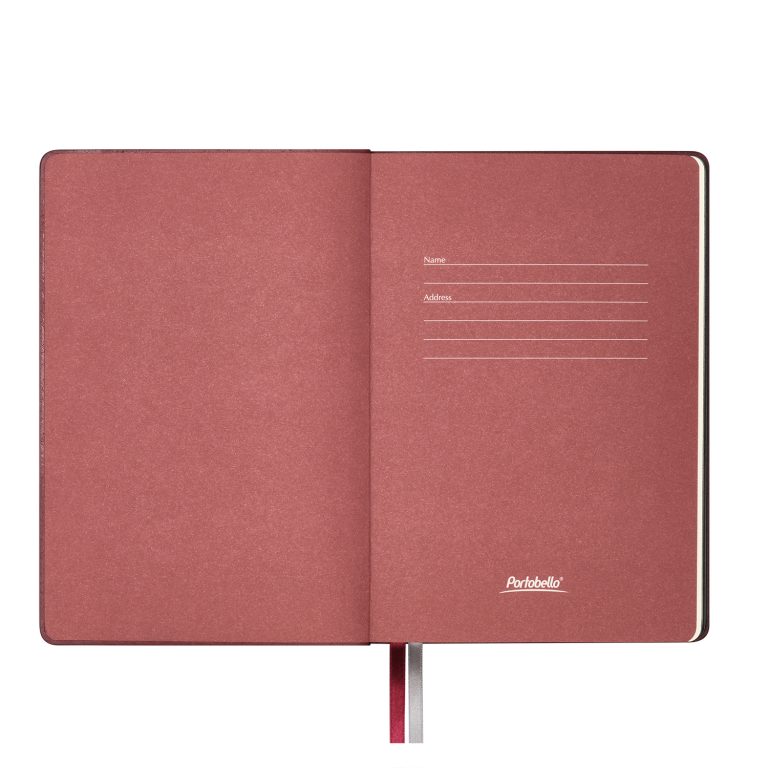 Ежедневник Мун Ривер (Moon River) недатированный, бургунди (без упаковки, без стикера) — изображение 5