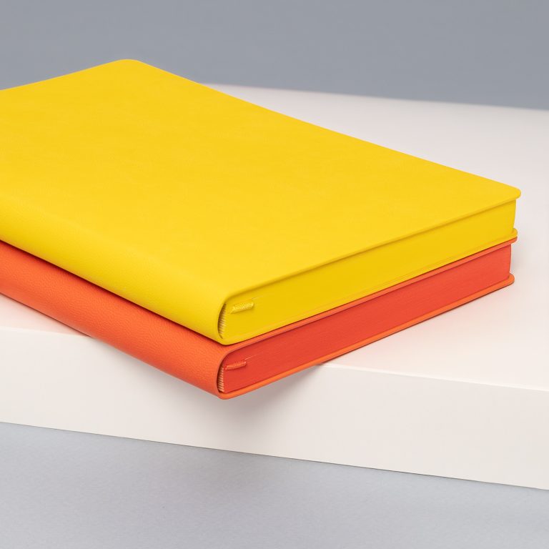 Ежедневник Латте (Latte NEW) недатированный, оранжевый/оранжевый (без упаковки, без стикера) — изображение 9