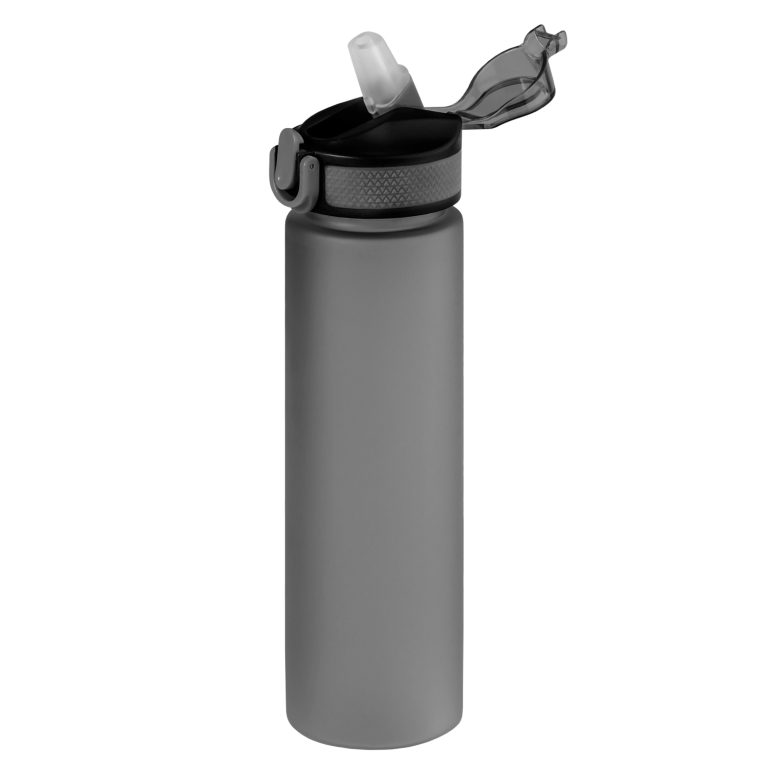 Бутылка для воды Флип (Flip), серая — изображение 4