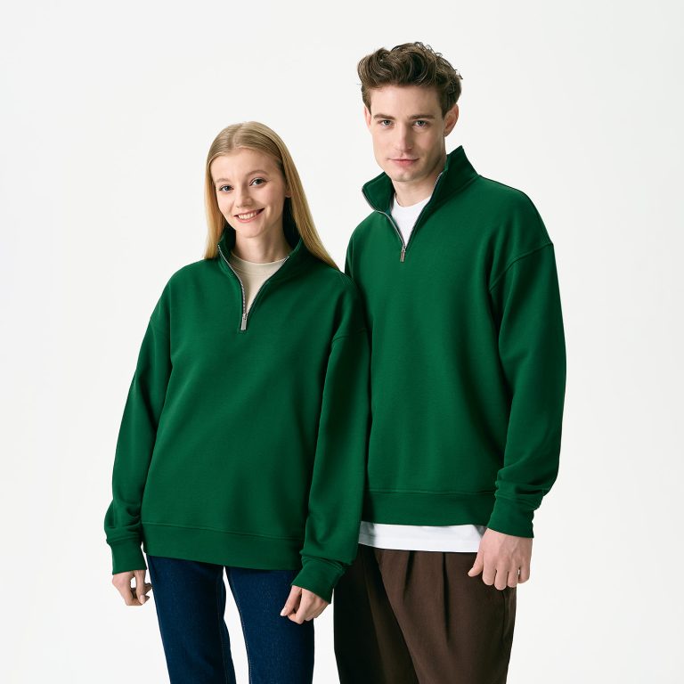 Толстовка на молнии унисекс Флоу (Flow), зеленая, размер 5XL/6XL — изображение 10